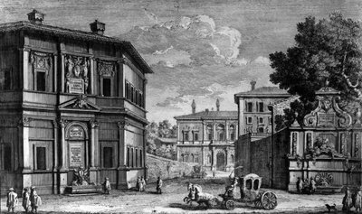 View of the Casino della Vigna and the Villa Giulia Beyond, c.1761 by Giuseppe Vasi